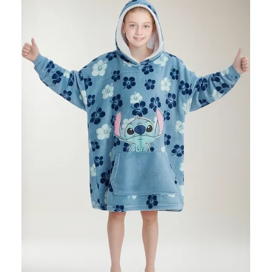 Polerón Sherpa Para Adultos O Niño De Stitch