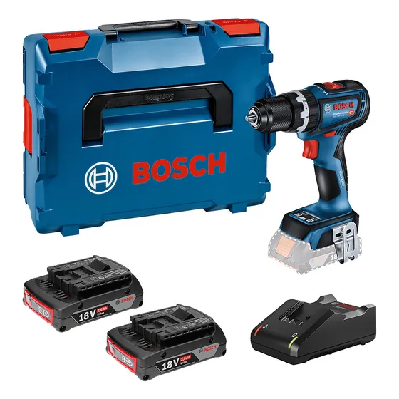 Taladro Percutor Atornillador Bosch Gsb 18v-90c 2bat+maletín