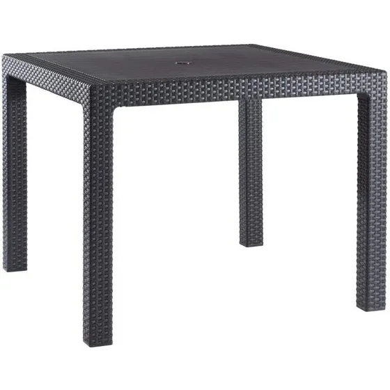 Mesa Cuadrada Plástica De Malla Tejida 