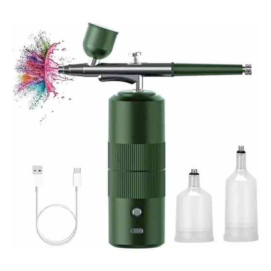 Aerógrafo Compresor De Aire Repostería Maquillaje Uñas 