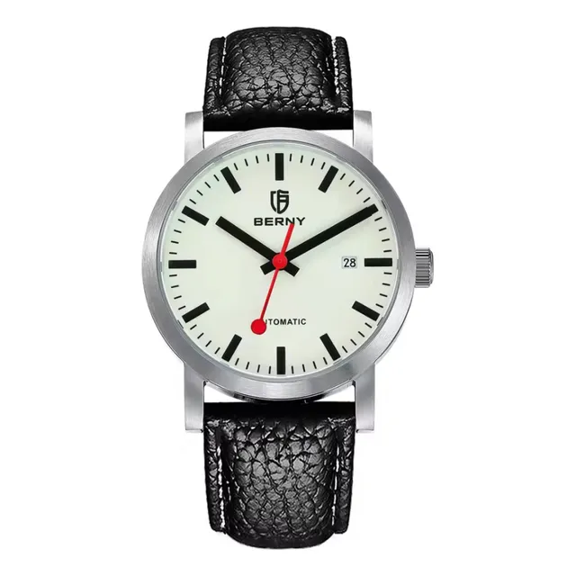 Reloj Berny Mondaine Ferrocarril Automático Japonés Miyota