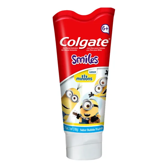 Pasta dental infantil Colgate Kids Minions en crema sin gluten 110 g