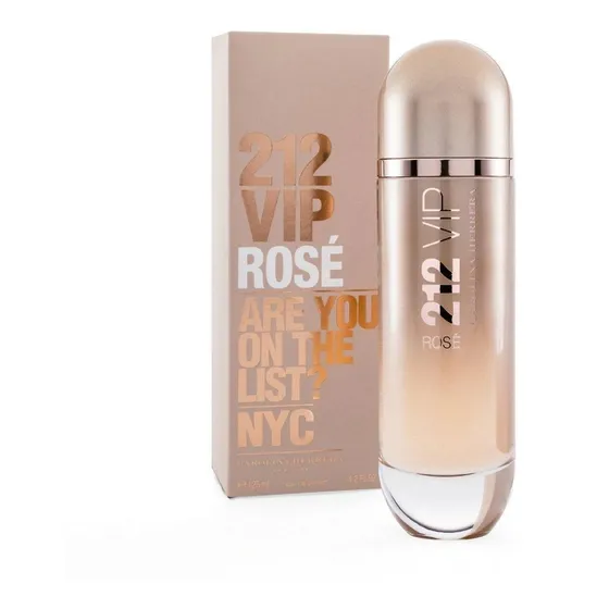 Perfume 212 Vip Rose X125ml Mujer Original 