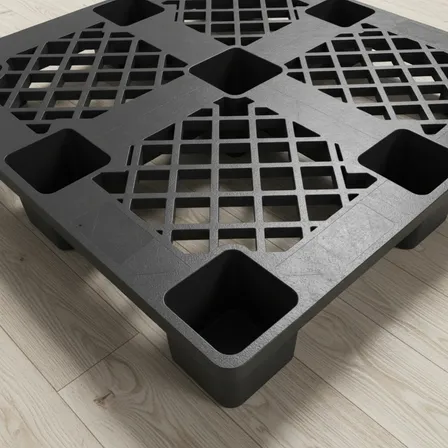 Pallet Plástico Mallton 1,2x1m Altura 15cm Resistente Preto