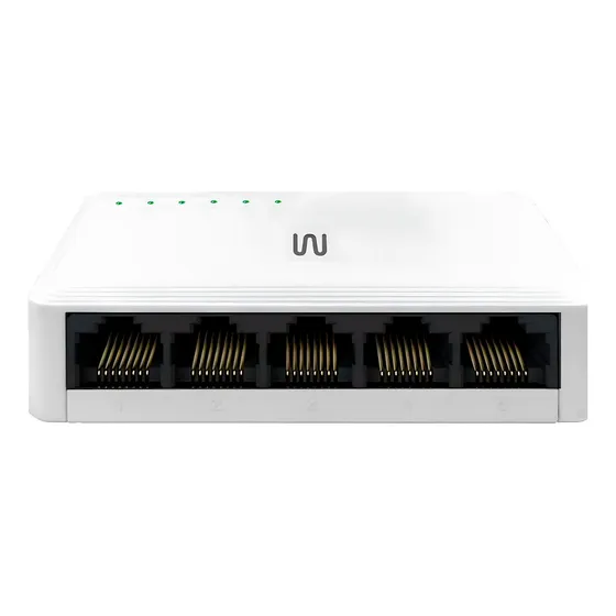 Switch Hub 5 Portas Rj45 Gigabit 10/100/1000mbps Bivolt Re605 Multilaser