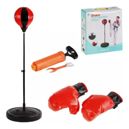 Kit Boxeo Guantes Deporte Para Niños Portatil Flexible