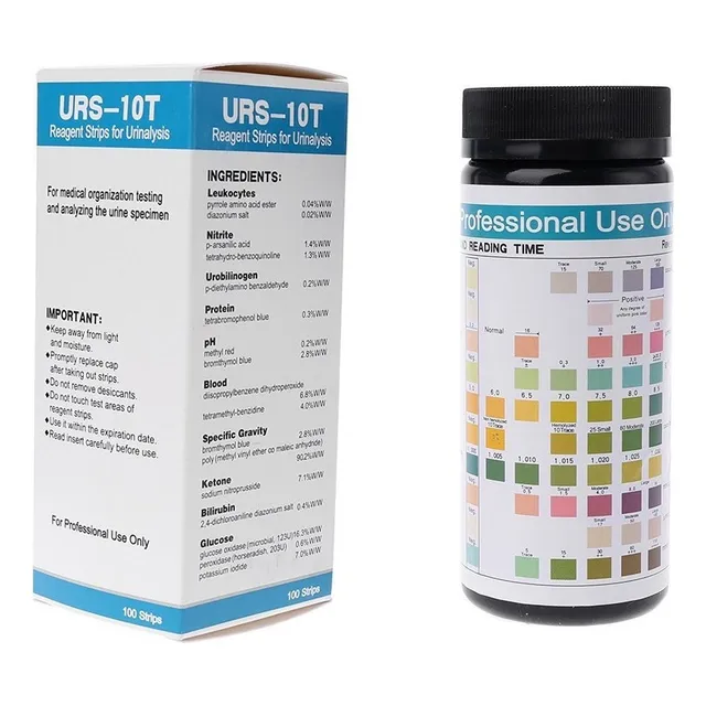 2025 (1 Box) Reactive Urine Test Strips Urs-10t (100)