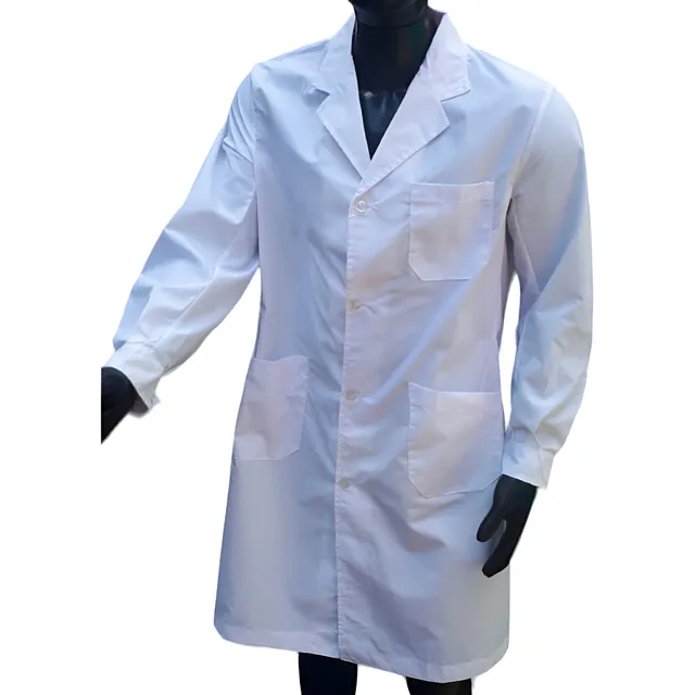 Guardapolvo De Trabajo Colegio Laboratorios Blanco