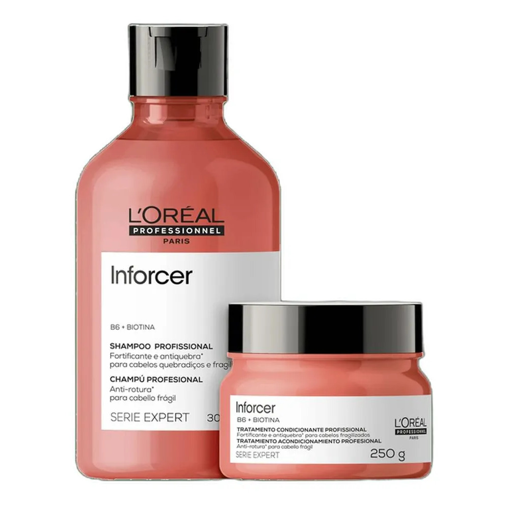 Kit Loréal Professionnel Inforcer Treat (2 Produtos) Blz Única Kit Loréal Professionnel Inforcer Treat (2 Produtos) Blz Única
