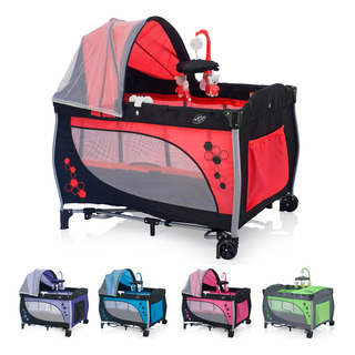 Berço Balanço Portátil Trocador E Chiqueirinho Baby Style Cor Vermelho Berço Balanço Portátil Trocador E Chiqueirinho Baby Style Cor Vermelho