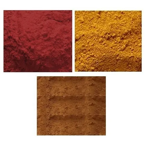 Óxido Hierro Rojo, Amarillo O Adobe Pack 3 Kg. Envio Gratis.