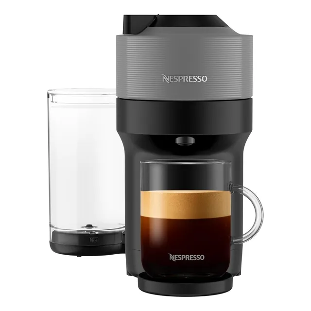 Nespresso ® Cafetera Vertuo Pop Gris + Exclusivo Color Gris Con Negro