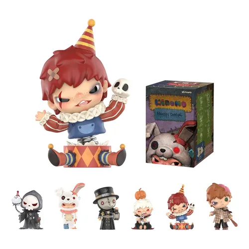 Bonecos De Ação Pop Mart Hirono Reshape Series Colecionáveis