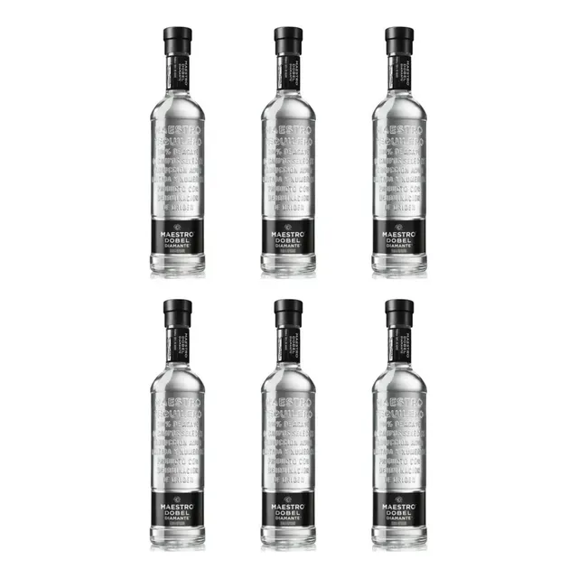 Pack De 6 Tequila Maestro Dobel Diamante 700ml