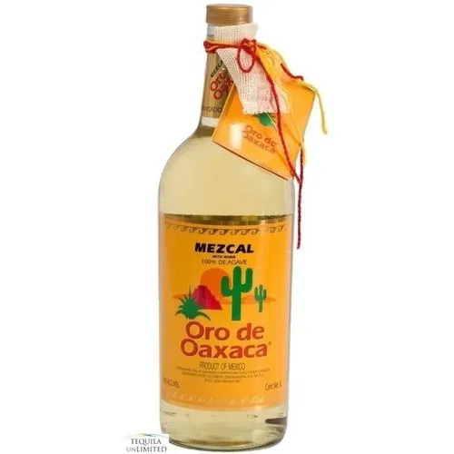 Mezcal Oro De Oaxaca Con Gusano 1000 Ml