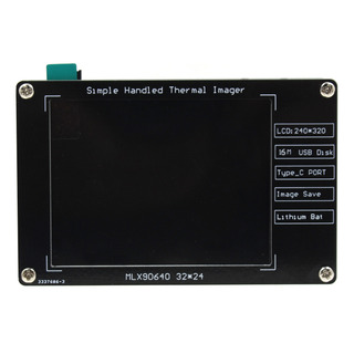 Câmera Térmica Mlx90640:2.8 Lcd, 320x240, -40°c A +300°c, Câmera Térmica Mlx90640:2.8 Lcd, 320x240, -40°c A +300°c,