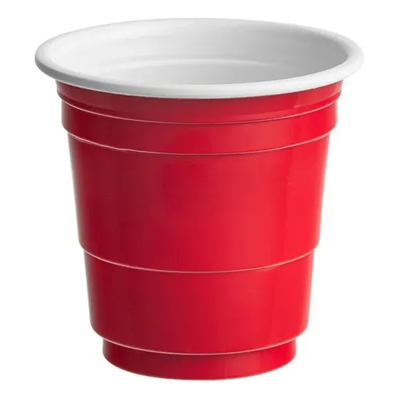 Vaso Plastico Rojo Para Shot 2 Oz (precio Por 50 Unidades)