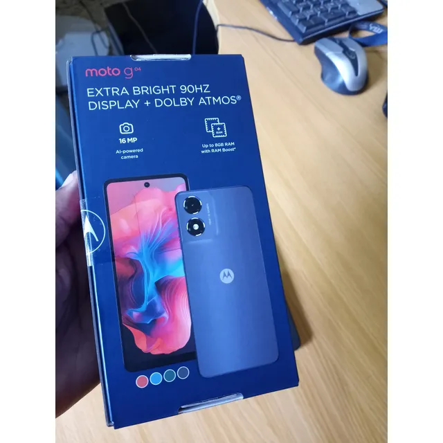 Motorola Moto G04 128gb, 4gb De Ram Azul Nuevo