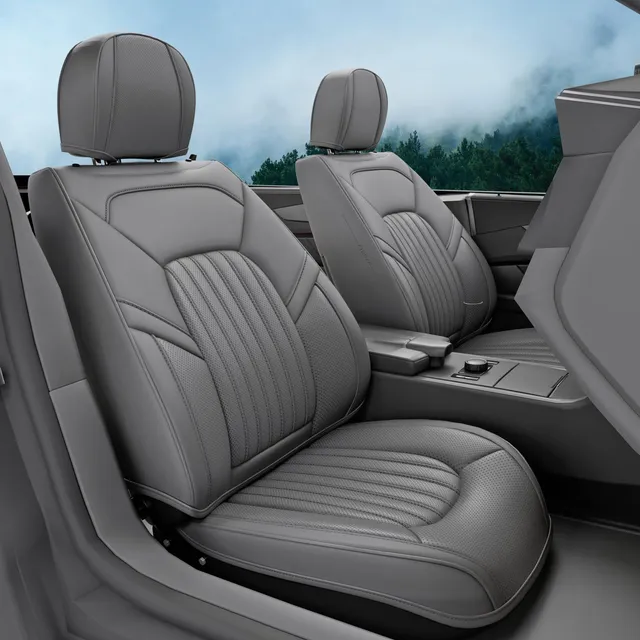 Feelon 5 Piezas Zc Fundas De Asiento De Coche Delanteras Y