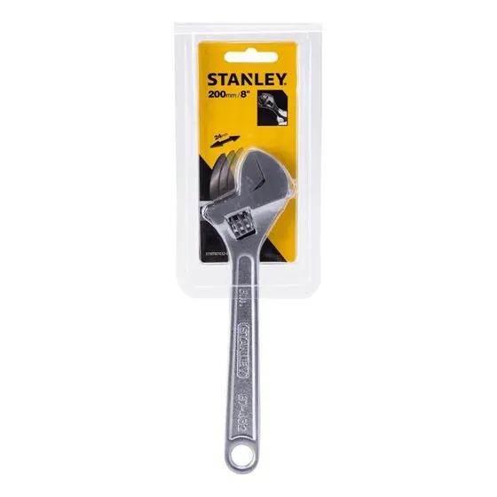 Llave Ajustable Stanley Cromada De 8 Pulgadas 