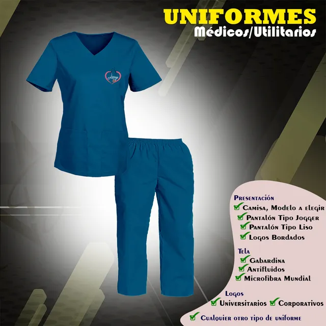 Uniformes  Medicos Quirurgicos  Docente Antifluidos Utilitar