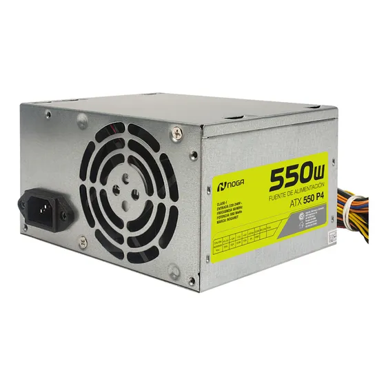 Fuente de alimentación para PC Noga ATX-550 P4 550W plata