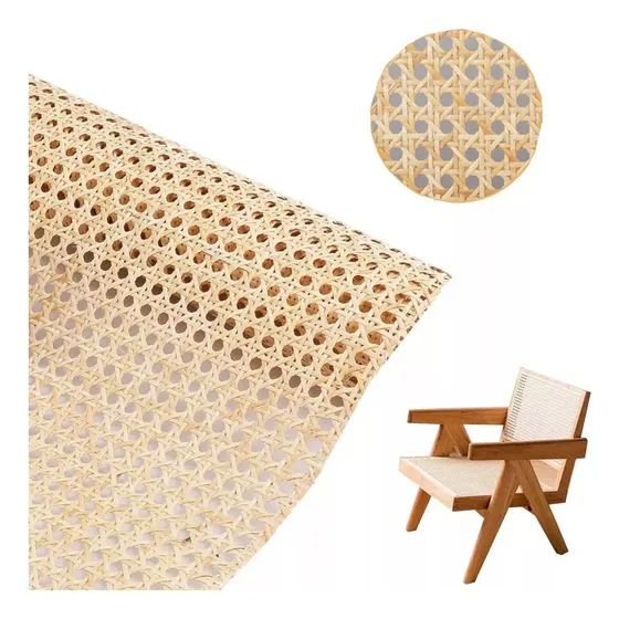 Rollo Cincha De Ratán De Caña Para Manualidad,mueble 1mx50cm Color Beige Lisa