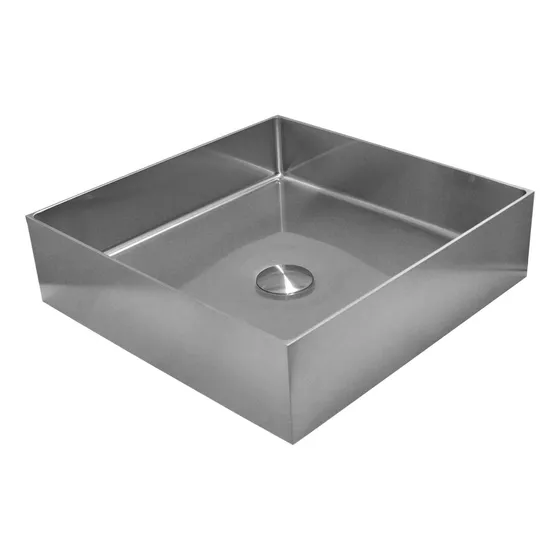 Ovalin Cuadrado Premium Satinado Acero Inoxidable