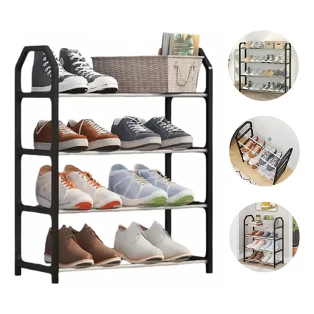 Sapateiras 8 Pares Sapatos Pequena Para Entrada Da Porta Preto