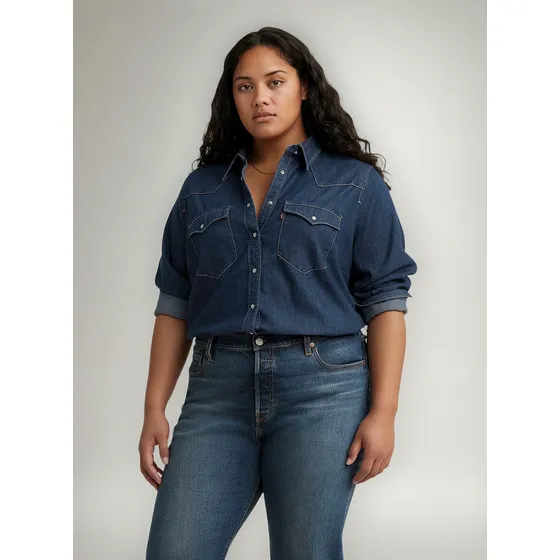 Camisa Levis Plus Size Ultimate Western 577840002