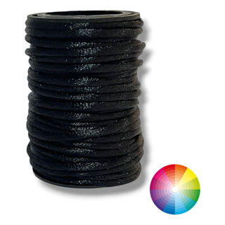 Rolo Cordão Cetim Seda Rabo De Rato 1mm 20 Metros Div Cores Rolo Cordão Cetim Seda Rabo De Rato 1mm 20 Metros Div Cores