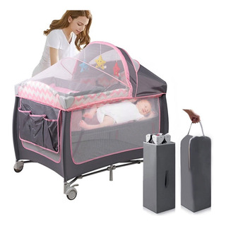 Cuna Corral Bebe Multifunción Plegable Con Mosquitero 8 En 1 Cuna Corral Bebe Multifunción Plegable Con Mosquitero 8 En 1