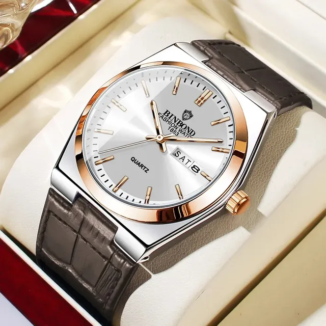 2025 Relojes De Pulsera De Cuarzo De Moda De Cuero  Casuales