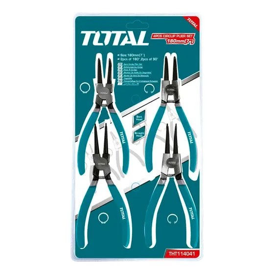 Juegos De Pinza Saca Retén 4pzas Marca Total
