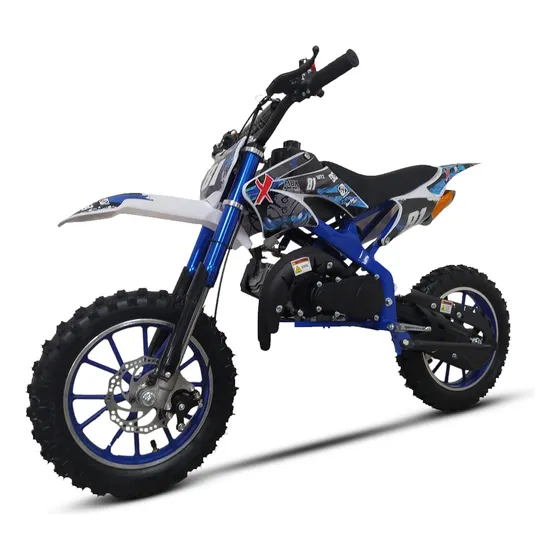 Mini Moto Cross 49cc Infantil MBX Cor Azul