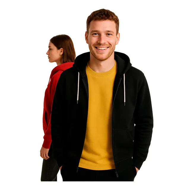 Chaquetas - Algodón Monaco - Buzo Con Cremallera