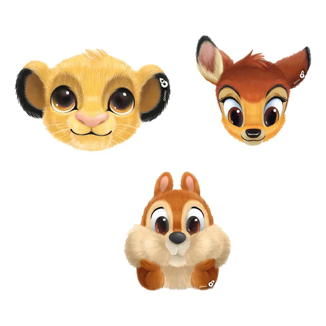 Antifaz Infantil Animalitos Selva Mascara Disney Color Animalitos De La Selva Animalitos De La Selva