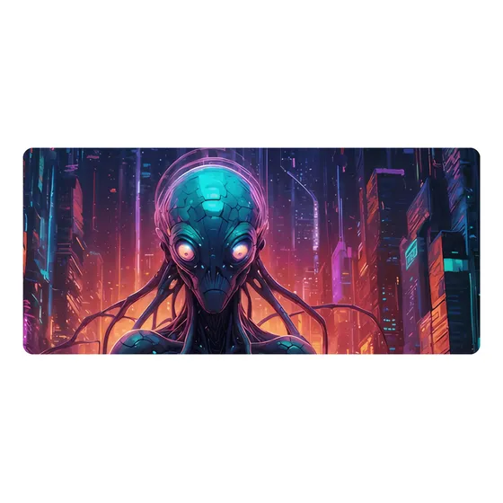 Mousepad Gamer Extra Grande Speed 90cmx40cm Alien
