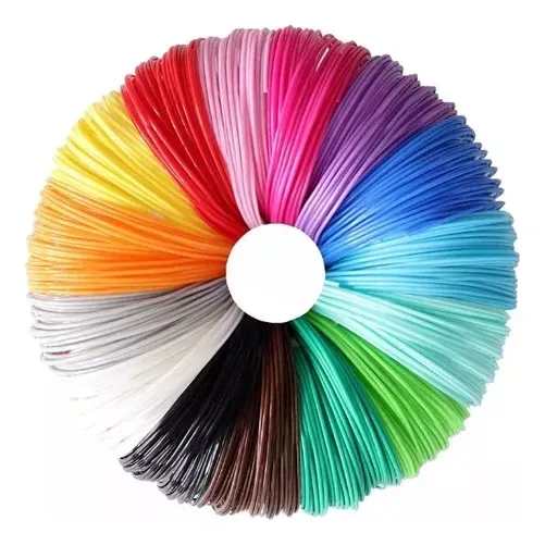 Repuesto Lapiz 3d Filamento Pla X 100mt 10 Colores Surtidos