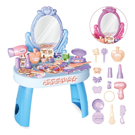 Penteadeira Infantil Menina Acessórios Princesa Maquiagem Penteadeira Infantil Menina Acessórios Princesa Maquiagem
