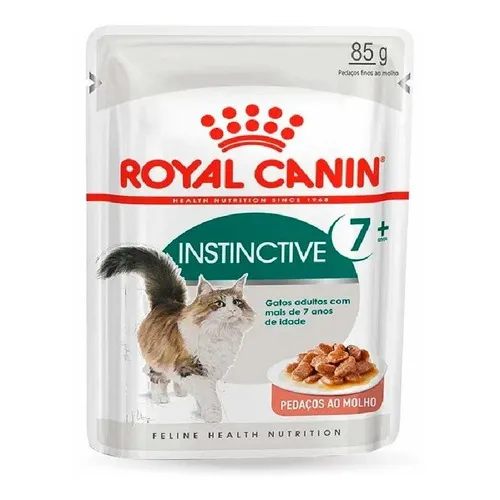 Pouch Royal Canin Gato Instictive +7 Alimento Húmedo 85gr