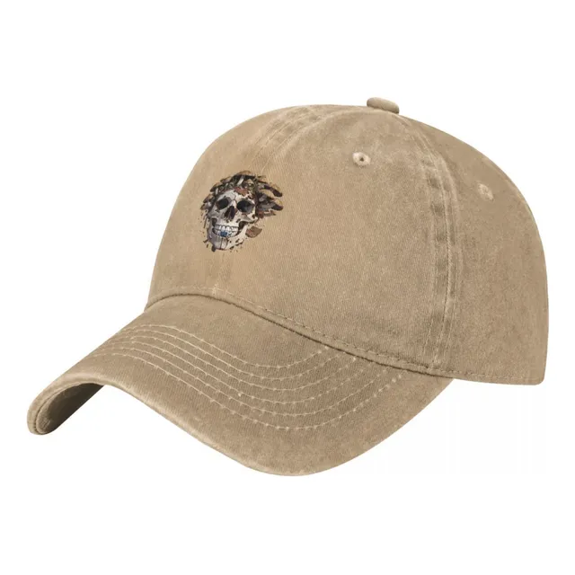Boné De Beisebol Psilocybe Cubensis Skull Beach Bag Sunhat M