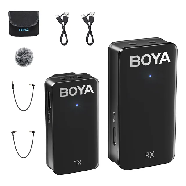 Micrófono Lavalier Inalámbrico 2.4 Ghz Para Móvil, Cámara, T