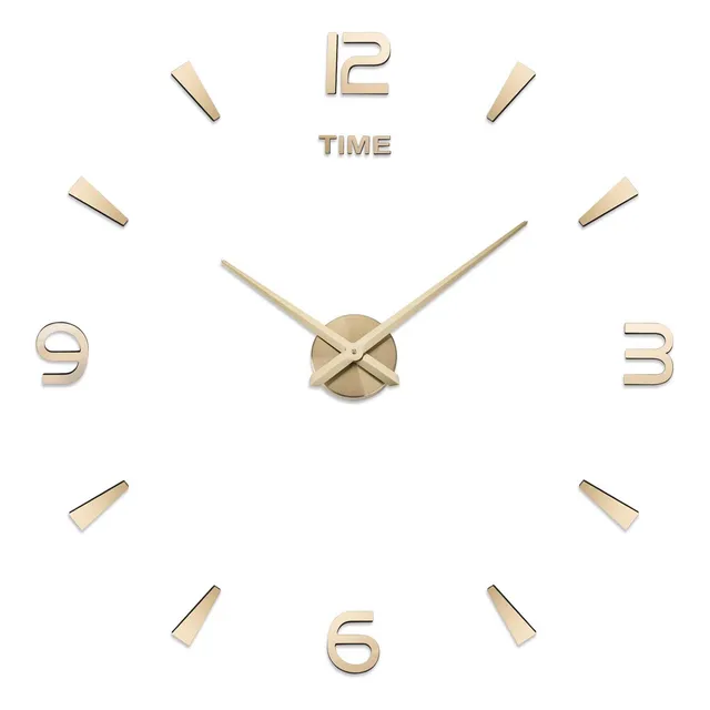 Reloj Pared Adhesivo Para Decoracion Espejo Marco Kit Hogar
