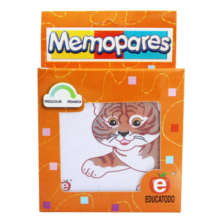 Juego De Mesa: Memopares Asociación Mitades De Animales Juego De Mesa: Memopares Asociación Mitades De Animales