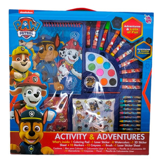 Set De Arte Paw Patrol Acuarelas Crayones Marcadores Set De Arte Paw Patrol Acuarelas Crayones Marcadores
