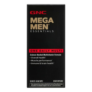 Gnc Mega Men Essentials One Daily Multi 60 Caplets Gnc Mega Men Essentials One Daily Multi 60 Caplets