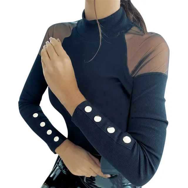 Camisa Manga Larga Camiseta Informal Verano Otoño Blusa