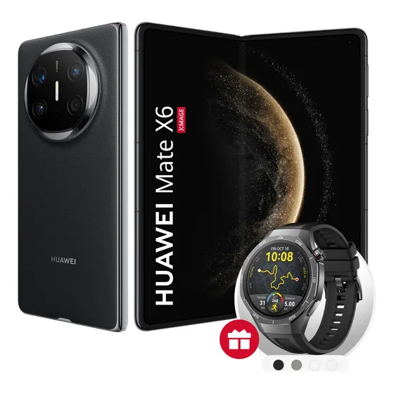 Celular Huawei Mate X6 12 GB + 512 GB Negro + GT 5 Pro negro