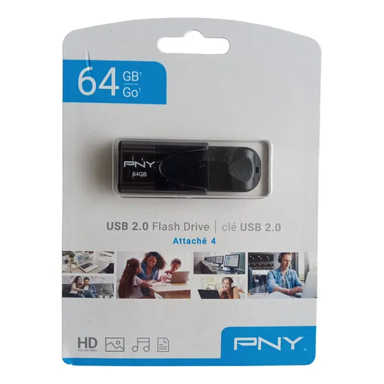 Pendrive Pny 64gb En Empaque Original Usb 2.0 Tc98